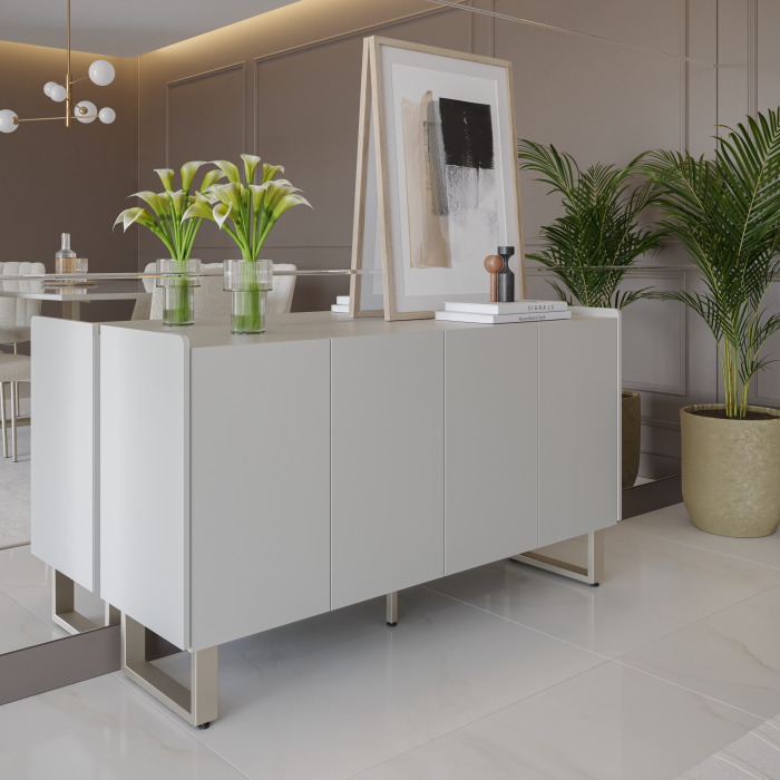 BUFFET ARCADIA OFF-WHITE FOSCO CHAMPAGNE