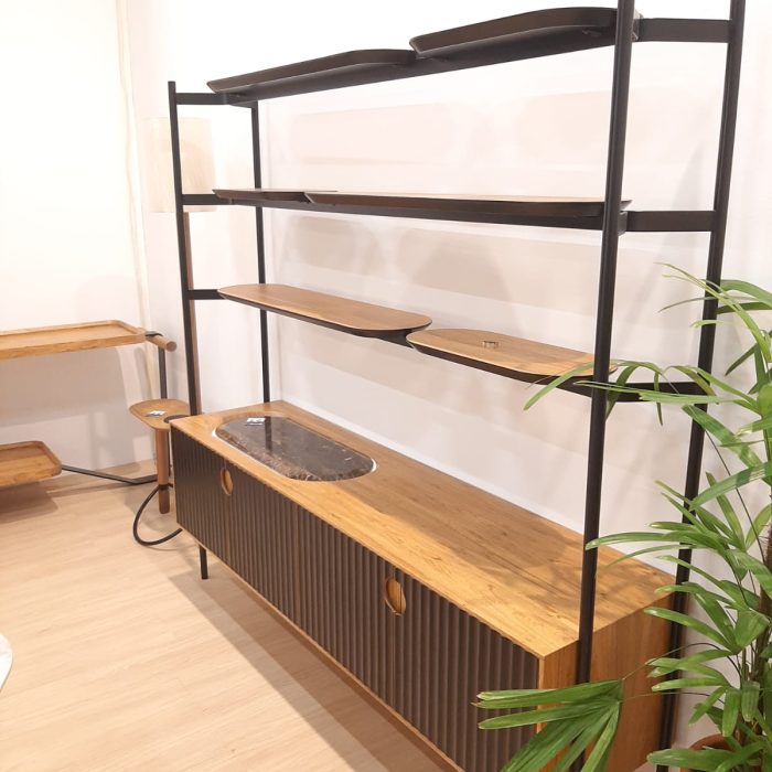 Estante Chanfro com Buffet Acoplado