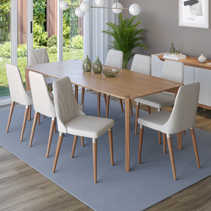 FINAL-INDUSTRIA- Mesa Harmony 2.2 Natural Canella _ Buffet Albany 1.8 Off White Canella _ 08 Cadeiras Loren Natural Mox 311-V2