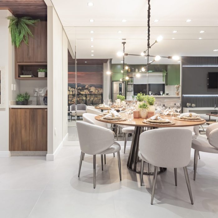 Mesa Jantar Cross Laminado Cadeira Soul cliente loja